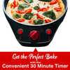 PIZZA MAKER BRENTWOOD TS-124R 12" GRILL RED