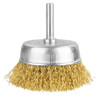 WIRE BRUSH CUP 3" TOTAL TAC33031 WITH SHANK