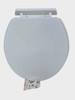 TOILET SEAT PLASTIC WHITE TWYFORD