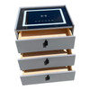 NIGHT STAND 203 3 DRAW BEDSTAND
