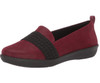 Footwear Clarks Women Ayla Sloane Loafer Maroon Synthetic Nubuck