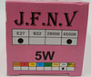 BULB LED J.F.N.V 5W 6500K 85-265V E27