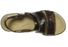Footwear Clarks Women's Leisa Melinda Sandal Brown Patent Crocodile Synthetic