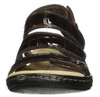 Footwear Clarks Women's Leisa Melinda Sandal Brown Patent Crocodile Synthetic