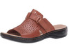 Footwear Clarks Women's Leisa Fox Sandal Tan Leather