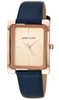 Watch Women Anne Klein Navy Leather Strap AK/2706RGNV