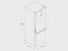REFRIGERATOR WHIRLPOOL WB1332V 13CF 1Y BOTTOM MOUNT FREEZER