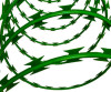 RAZOR WIRE PVC COATED 33 LOOPS WITH CLIPS