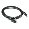 LEAD OPTICAL TO OPTICAL CABLE 6' OFC-6 AUDIO PIPE
