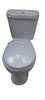 TOILET SET FRENCIA CLOSED COUPLED P/TRAP WHITE BUTTON FLUSH