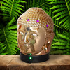 AROMAR OIL DIFFUSER ULTRASONIC CERAMIC HEAD GOLD WITH 7 COLOR LED LIGHTS 100ml 90604