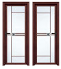 DOOR BATHROOM ALUMINUM BROWN/BLACK FROSTED DECOR GLASS #20-070 210X80CM