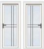 DOOR BATHROOM ALUMINUM WHITE FROSTED DECOR GLASS #20-070 210X80CM