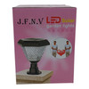SOLAR LAMP LED POST TOP GARDEN LIGHTS J.F.N.V HEXAGON TRICOLOR