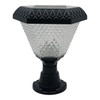 SOLAR LAMP LED POST TOP GARDEN LIGHTS J.F.N.V HEXAGON TRICOLOR