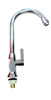 GOOSE NECK 1/2" LONG NICKLE FLAT LEVER