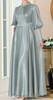 Dress Evening Shimmer Mint / Dried Rose / Grey