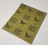 SAND PAPER METAL #120 CW SILICON CARBIDE WATERPROOF C ABRASIVE