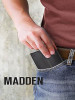 Wallet Men Steve Madden Slimfold Genuine Leather RFID