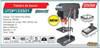DRILL PRESS TOTAL UTDP133501 350W