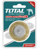 WIRE BRUSH WHEEL 2" TOTAL TAC34021 WITH SHANK