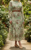 Dress Lined Floral Purple / Green