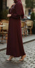 Dress Gown Occasion Ecru / Plum