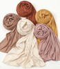 Hijab Scarf Ribbed Stretch Assorted Colors