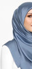 Hijab Scarf Square Satin / Chiffon Crepe Assorted Colors