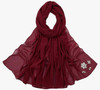 Hijab Scarf Chiffon Crepe Rhinestone Assorted Colors