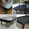 POOL BILLIARD TABLE COVER 8FT BLACK WITH STORAGE BAG