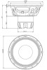 SPEAKER 18SOUND 10" 10NTLW3500