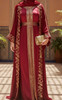 Gown Abaya Sequin Embellished Pink / Burgandy / Blue / White