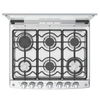 STOVE 6 BURNER ACROS LAF7701D 30" SILVER 1Y