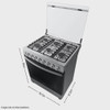 STOVE 6 BURNER SAMSUNG NX52T5511LS