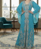 Gown Beaded Plus Size Purple / Emerald / Blue