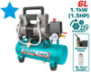 AIR COMPRESSOR TOTAL 1.5HP 6L UTCS1110062 OIL FREE