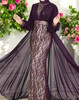 Dress Evening Occasion Purple / Black