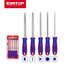 FILE SET 5PCS EMTOP ESFSS0501 8" STEEL