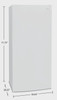 FREEZER FRIGIDAIRE FFUE2022AW 20CF UPRIGHT