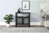 TABLE ACCENT CABINET HOMETRENDS HS201806-15 DARK OAK