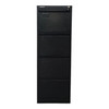 OFFICE CABINET FILING VERTICAL 4 DRAWER SC-V04-2 STEELCRAFT BLACK