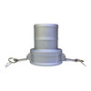 HOSE 4" CAMLOCK COUPLER QUICK RELEASE SHANK CL-C400A ALUMINIUM
