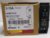 BREAKER 15/15AMPS DUPLEX SQUARE D