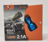 USB CAR ADAPTOR HEYU HY-C26 2.1A STRONGEST OUTPUT