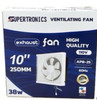 FAN VENTILATING EXHAUST 10" SUPERTRONICS 110V 60HZ 38W APB-25