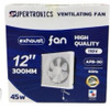 FAN VENTILATING EXHAUST 12" SUPERTRONICS 110V 60HZ 45W APB-30