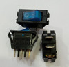 SWITCH ON & OFF EC-1220BLU ROCKER BLUE 3P LED