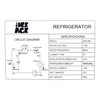 REFRIGERATOR ICE AGE IA24188 11CF