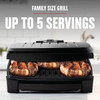 GRILL GEORGE FOREMAN GRECV075BZ SUBMERSIBLE BLACK PLATES